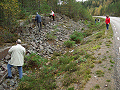 Probennahme im Jreda-Granit