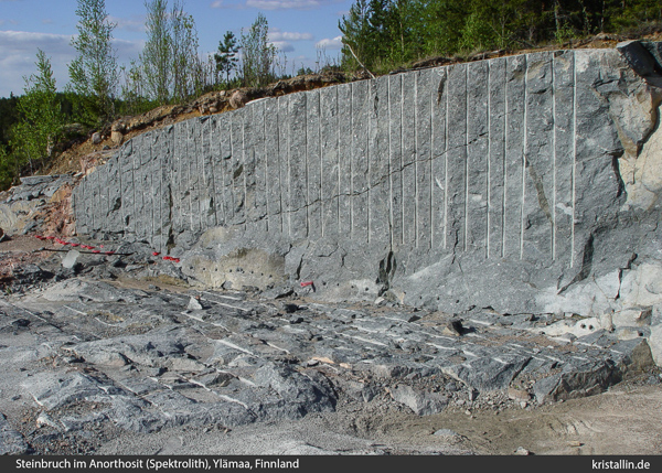 quarry, anorthosite