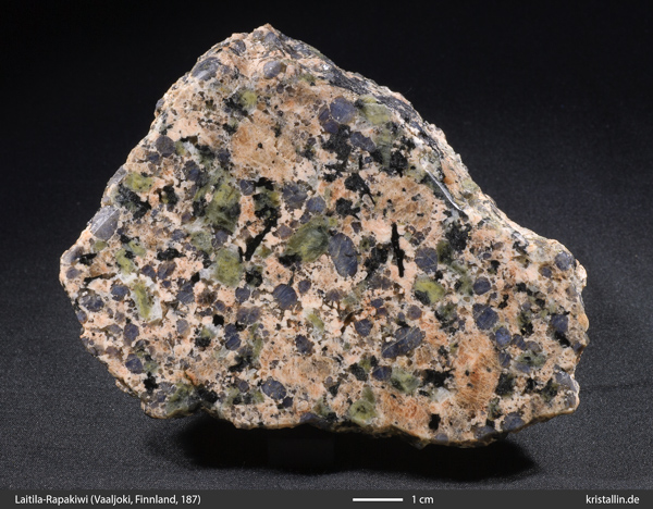 Gleichkörniger Lellainen-Granit aus dem Laitila-Pluton