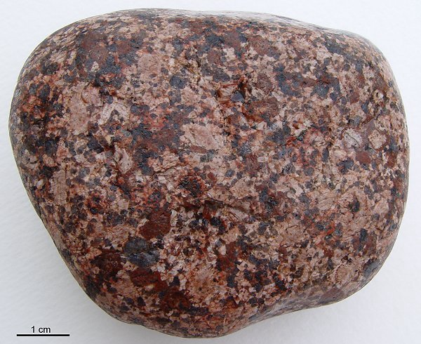 Alandgranit als Geschiebe