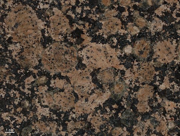 Baltic Brown - ein Rapakiwi aus dem Woborgpluton