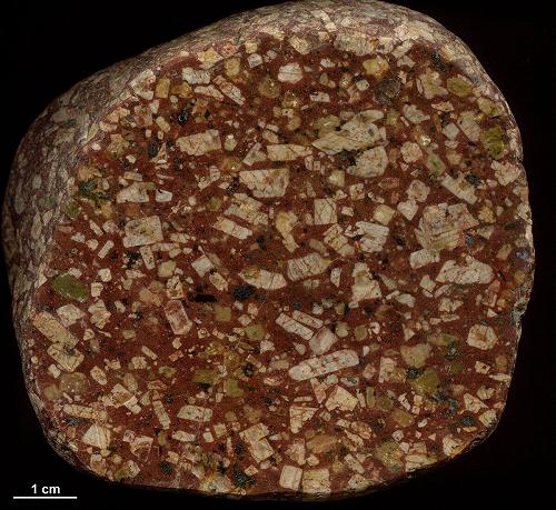 Porphyr als Leitgeschiebe aus Dalarna