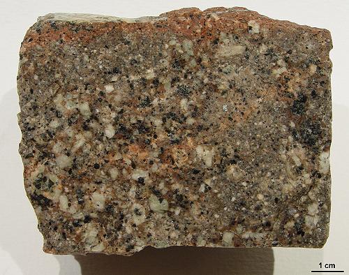 anstehender Venjan-Porphyrit