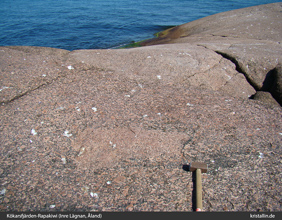 Grobk&ouml;rniger porphyrischerGgranit auf Inre L&auml;gnan