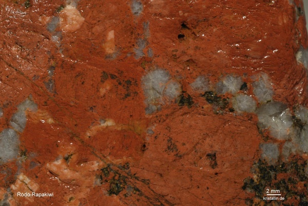 ziegelroter Rapakivi  von Rd - Detail