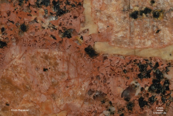 graphic texture in rapakivi