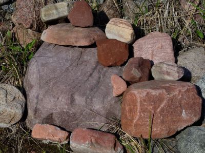 jotnische Sandsteine auf Aland